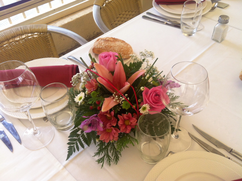 Decoración mesa celebraciones