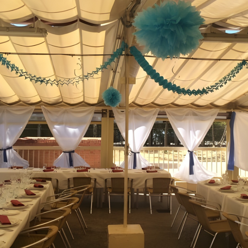 Celebraciones terraza cubierta